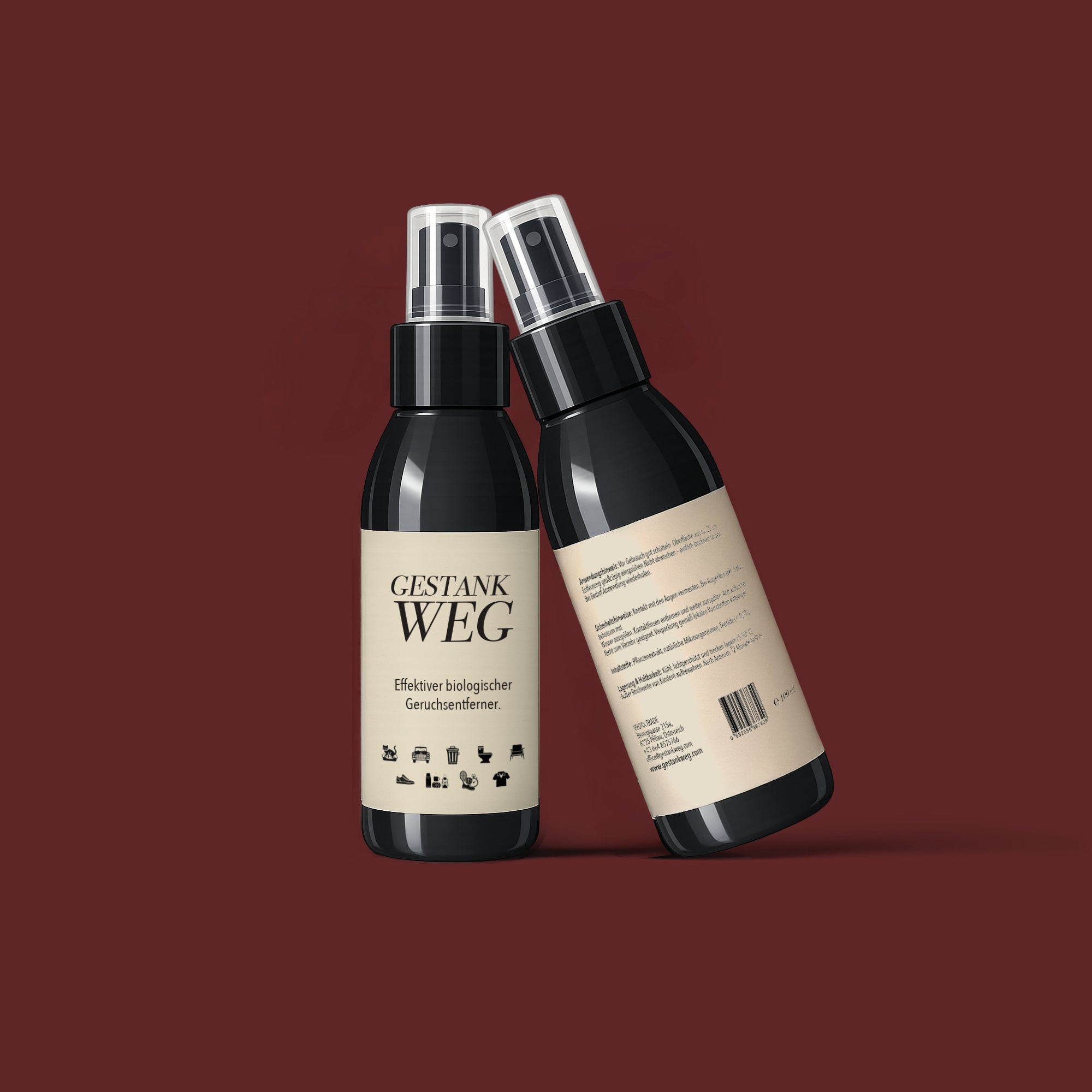 GESTANK WEG! Reisegröße (100ml) GESTANK WEG!